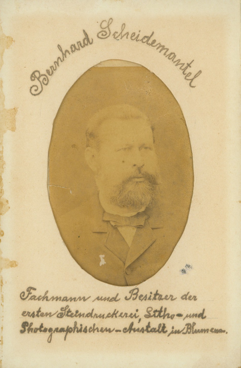 Memória Digital: Bernardo Scheidemantel