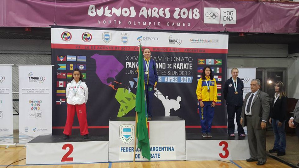 Atletas de Blumenau conquistam três medalhas no Pan-Americano de Karatê