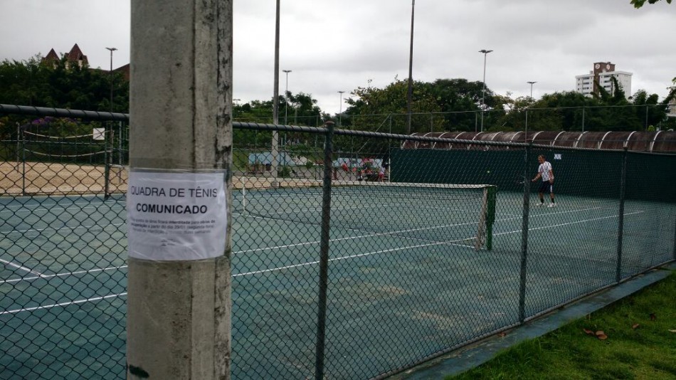 Quadra de tênis do Parque Ramiro Ruediger receberá melhorias