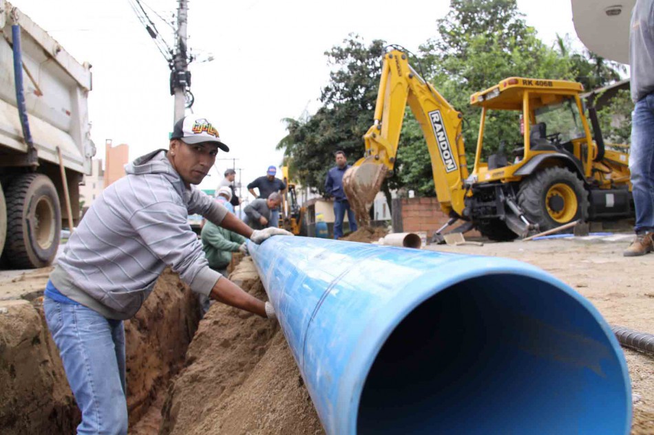 Samae divulga investimentos em obras de expansão de rede em 2017