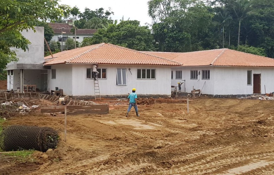 Obras do novo AG da Escola Agrícola chegam a 69% de execução física