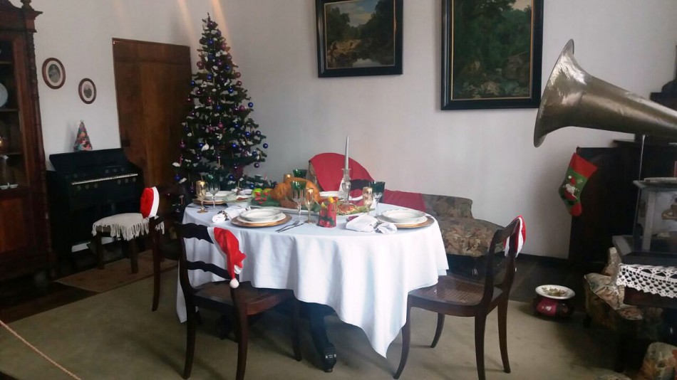 Museu da Família Colonial e Horto Botânico ganham decoração de Natal