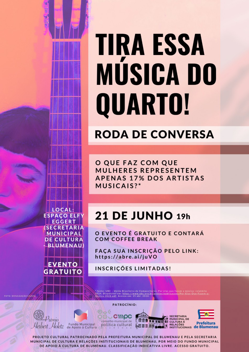 Programação incentiva mulheres a ingressar no mundo da música