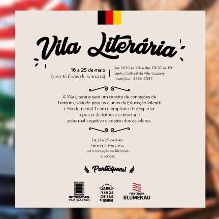 Vem aí a primeira Vila Literária