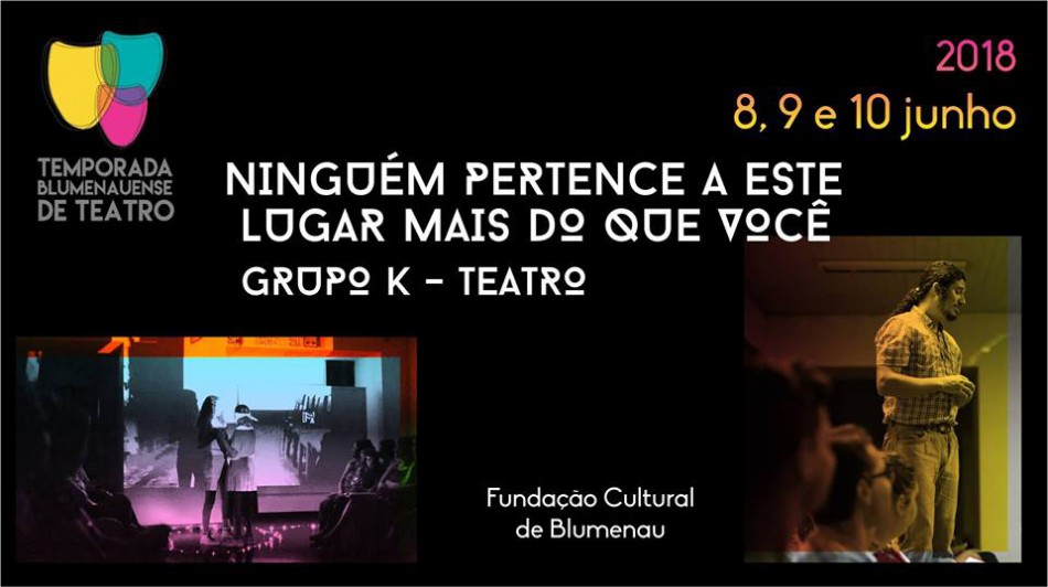 FCBlu recebe Temporada Blumenauense de Teatro