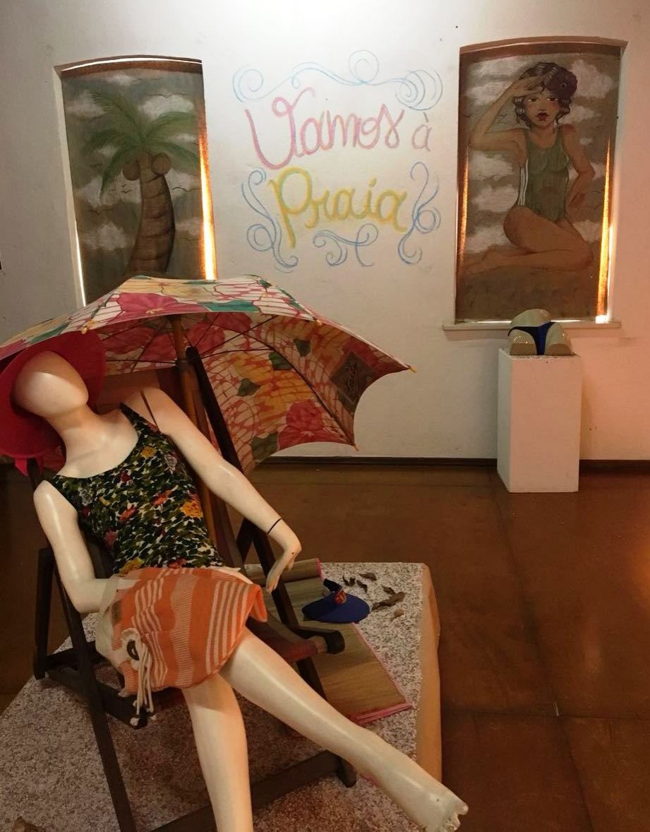 Exposição 'Vamos à Praia' fica aberta até domingo