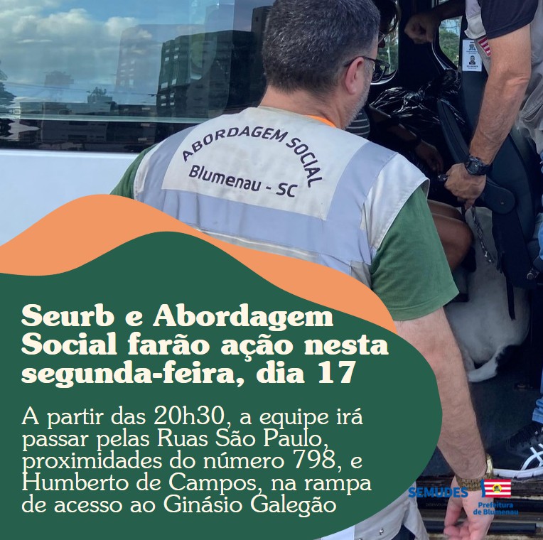 Seurb e Abordagem Social realizam ação de zeladoria nesta segunda-feira, dia 17