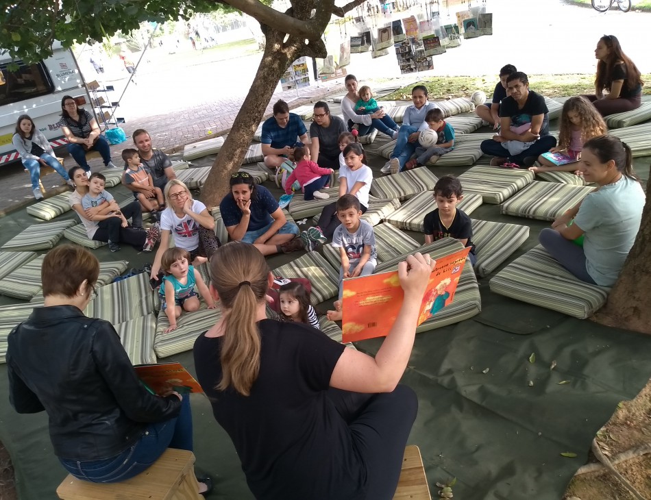 Parque da Leitura anima crianças no encerramento das férias