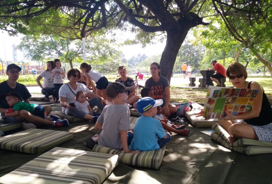 Mais de 200 pessoas prestigiam Parque da Leitura