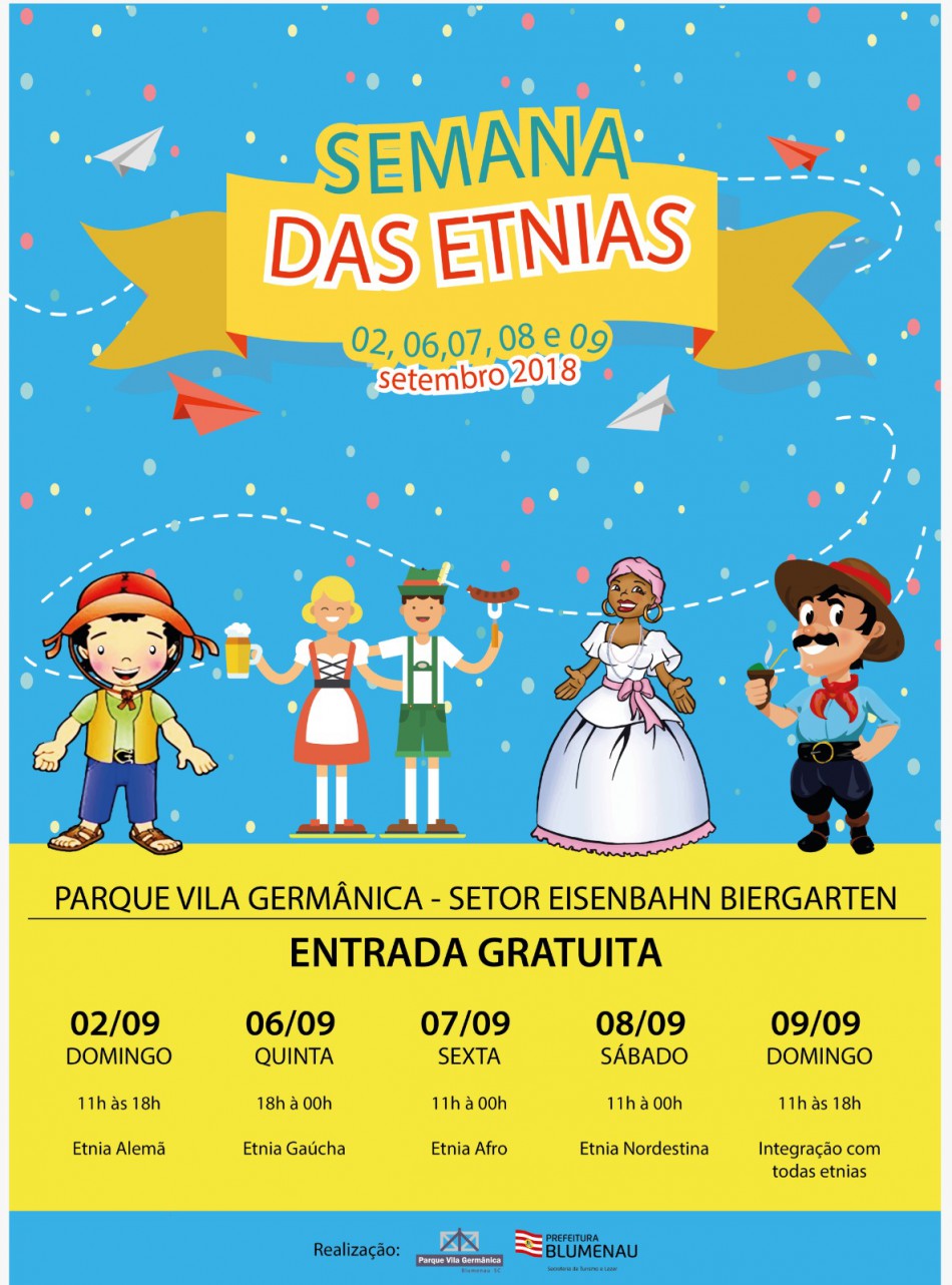 1ª edição da Semana das Etnias começa neste domingo, dia 2