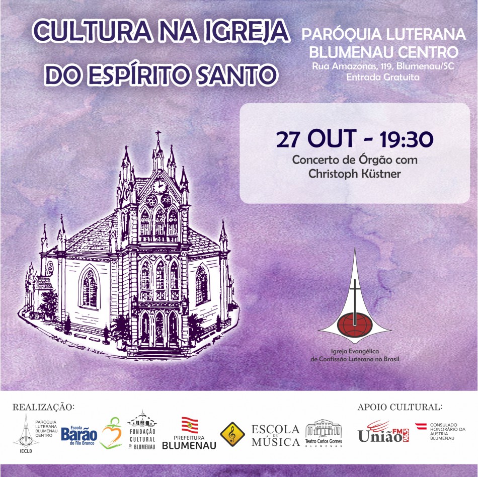 Cultura na Igreja tem show de Christoph Küstner