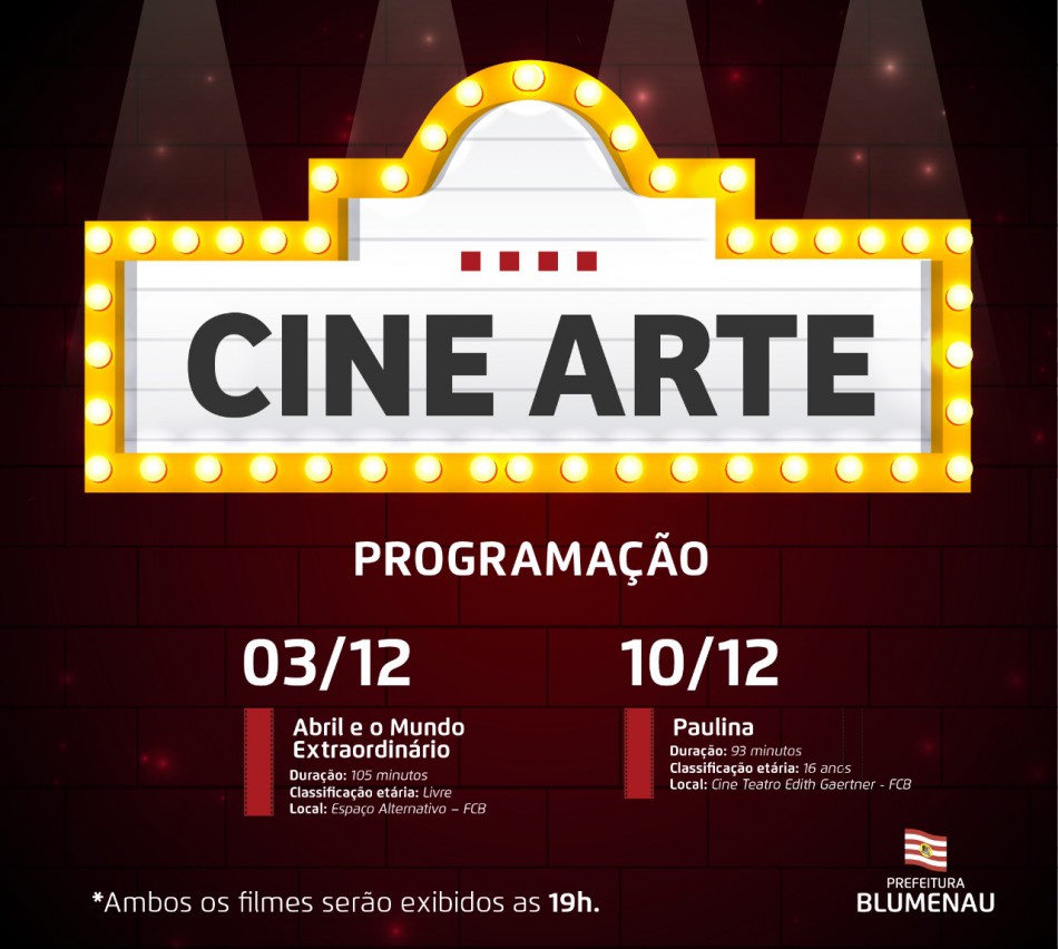CineArte tem parceria com o Sesc em dezembro