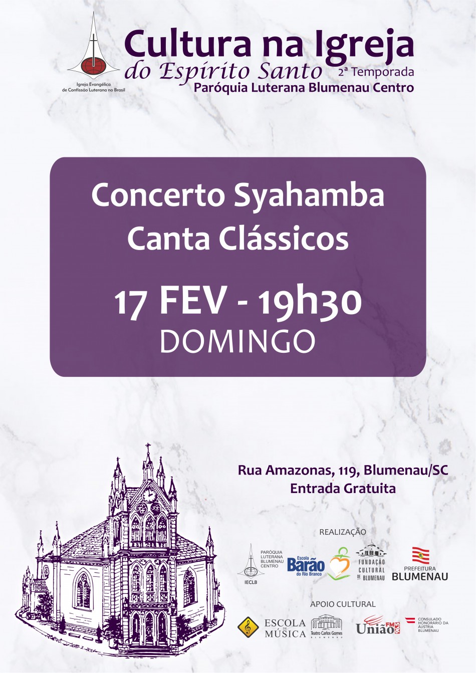 Syahamba abre a segunda temporada do Cultura na Igreja
