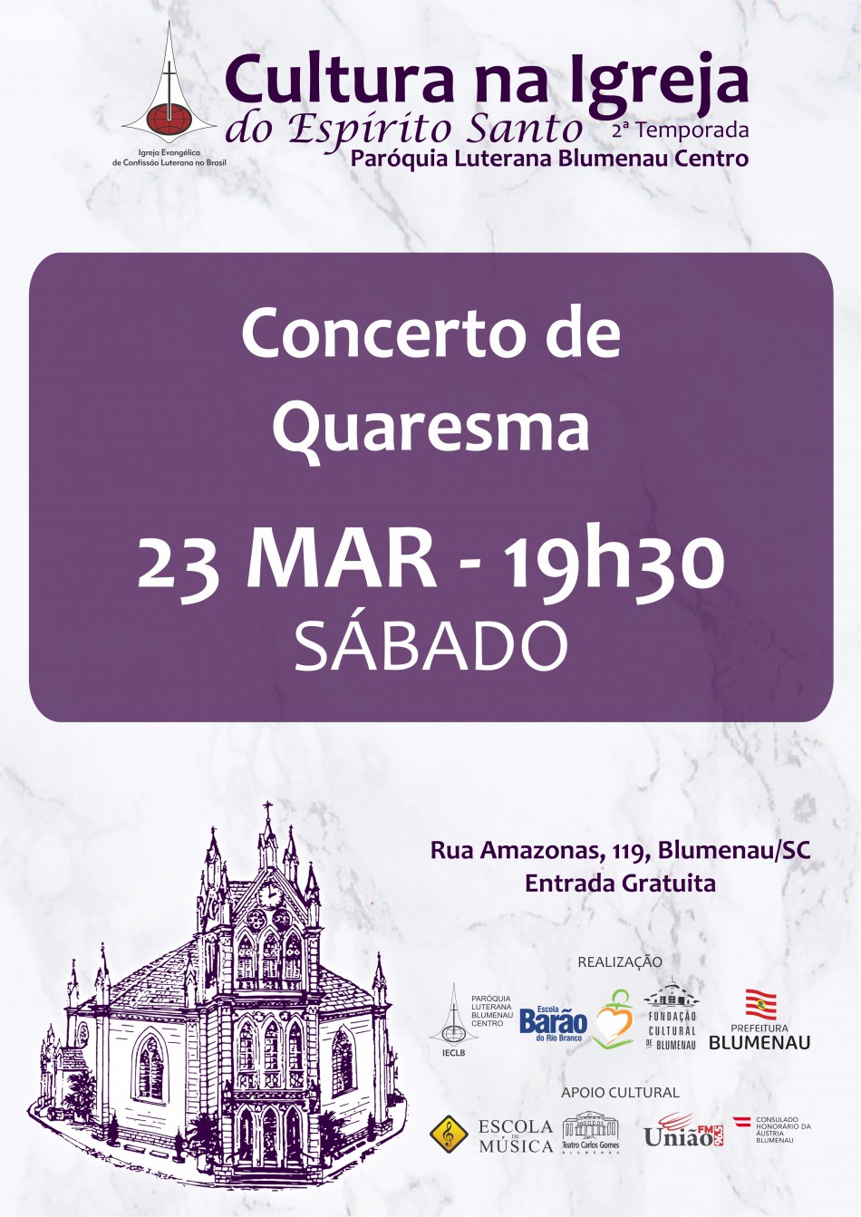 Concerto de Quaresma homenageia Haendel e Chopin