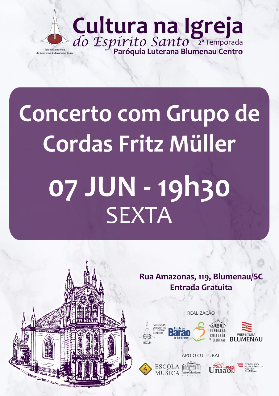 Cultura na Igreja recebe Grupo de Cordas do Carlos Gomes