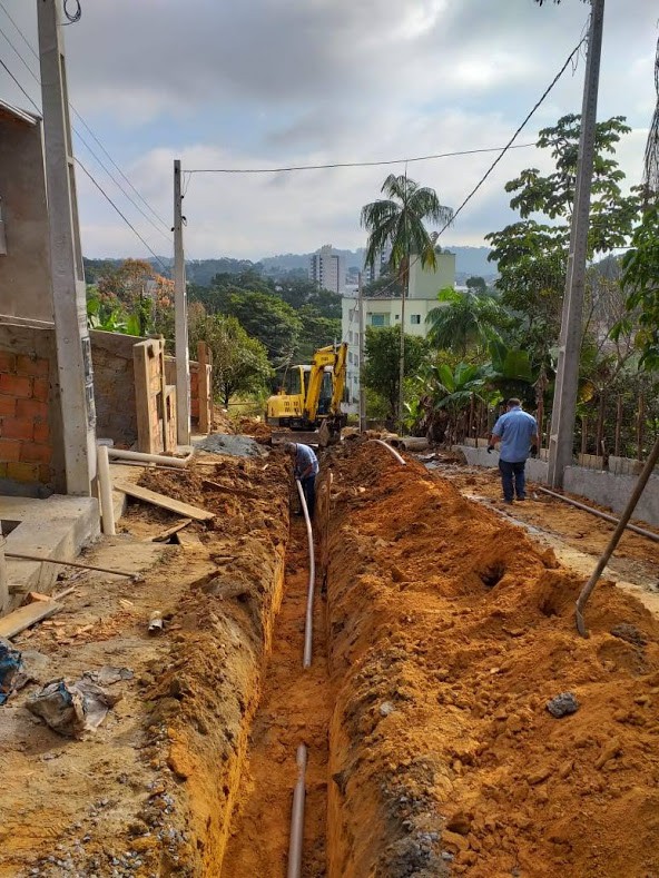 Samae conclui tubulação na Rua Wanda Bachmann