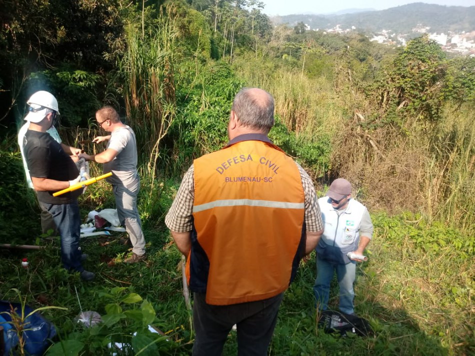 Blumenau aumenta controle do risco de deslizamentos em encostas 