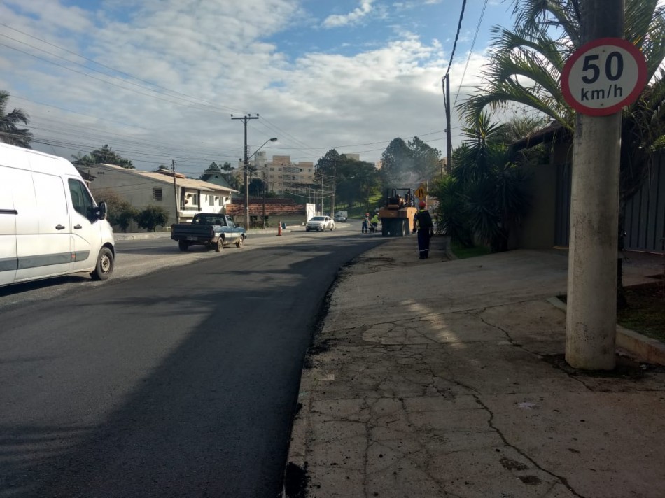 Obra da Rua Bahia atinge 60% de execução