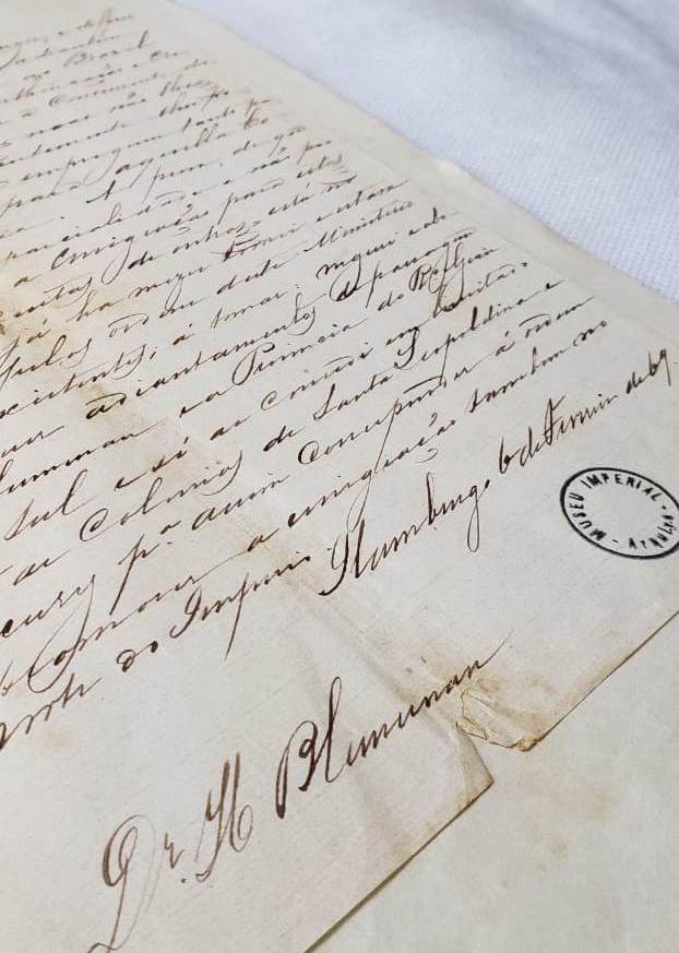 Arquivo Histórico disponibiliza cartas de Dr. Blumenau