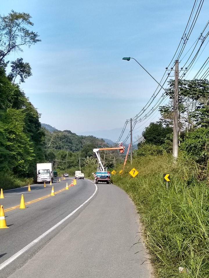 Serra da Rodovia SC-108 ganha novos pontos de iluminação 