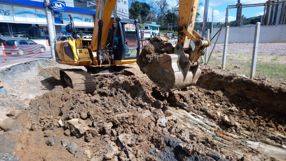 Obra da General Osório em ritmo acelerado 