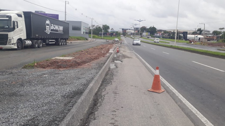Avanço da obra nas marginais da Via Expressa requer atenção dos motoristas