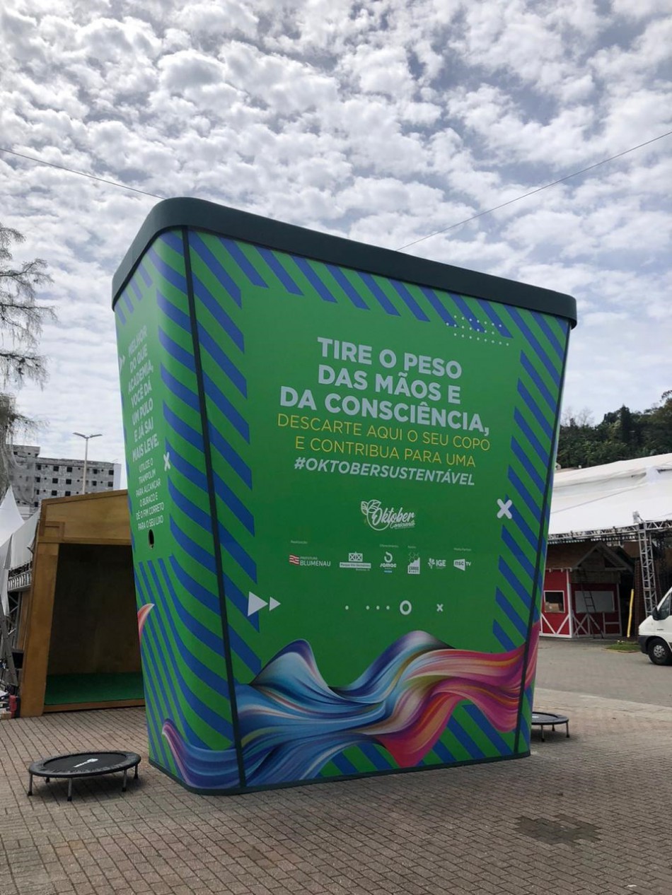 Ações de sustentabilidade apoiadas pelo Samae superam as expectativas na 36ª Oktoberfest