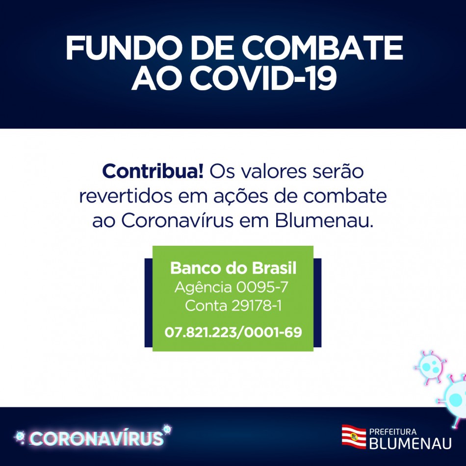 Prefeitura realiza campanha de arrecadação para tratar pacientes com Coronavírus