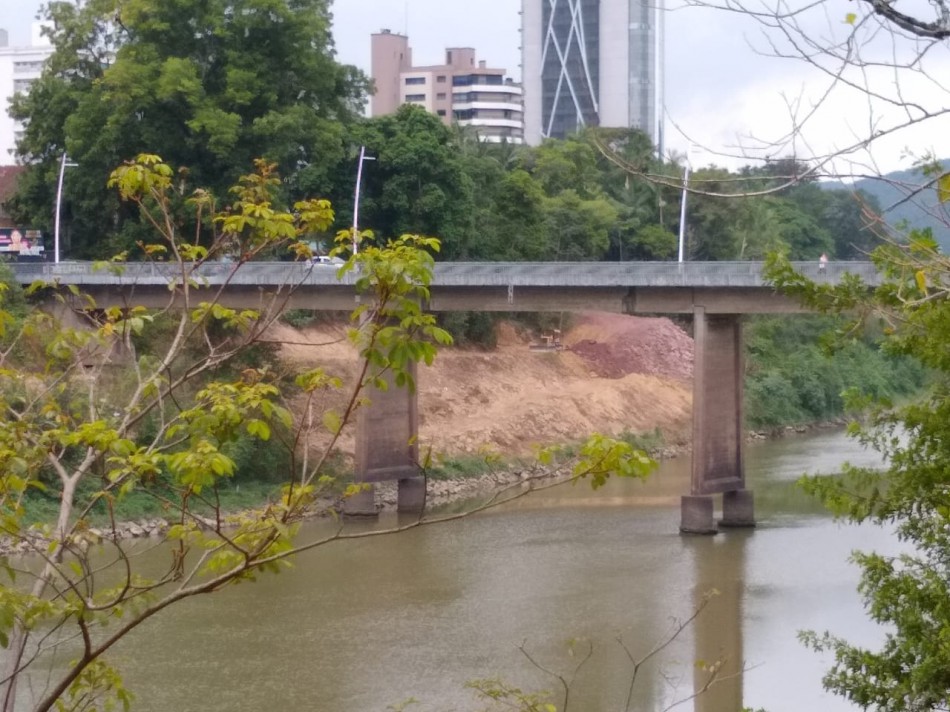Obra de duplicação da Ponte segue com supressão vegetal e limpeza