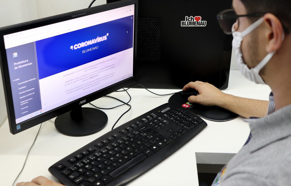 Prefeitura de Blumenau lança site com informações sobre o Covid-19
