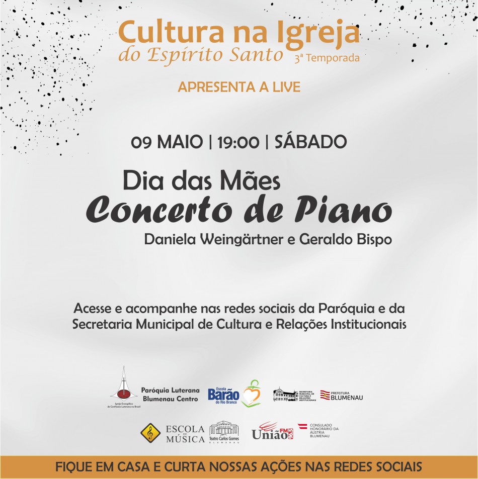 Cultura na Igreja do Espírito Santo será transmitido via Internet