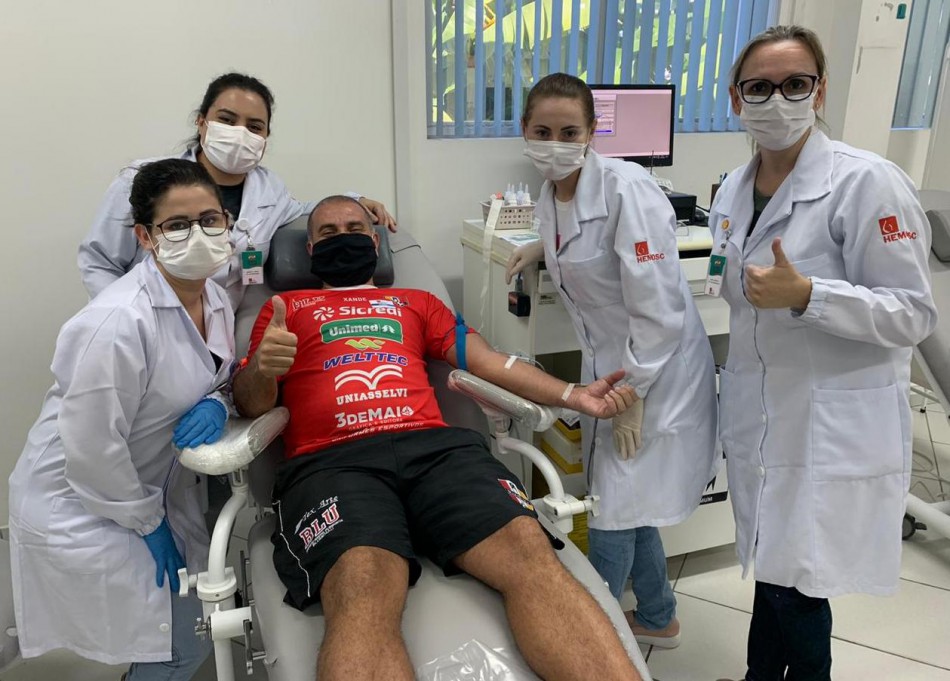 SME promove campanha para doação de sangue em Blumenau
