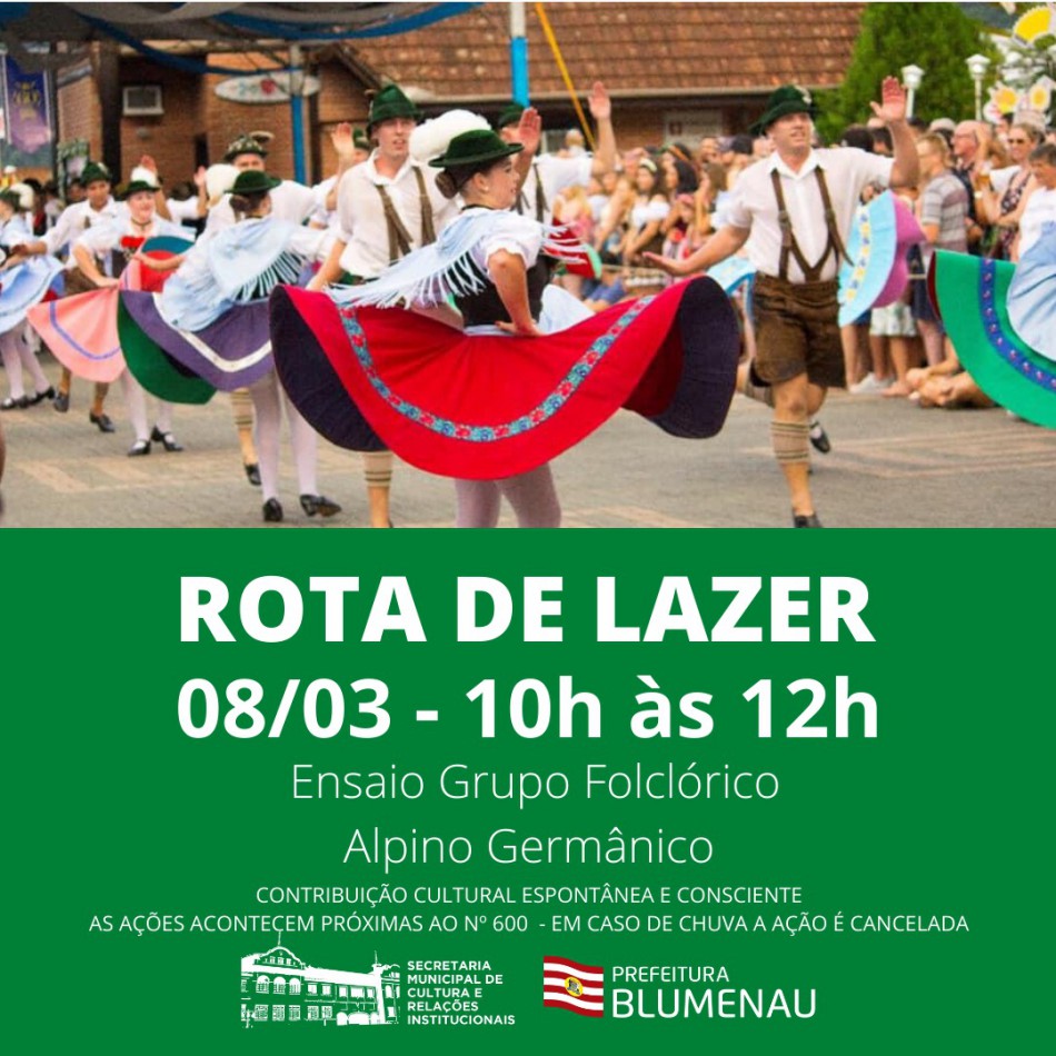 Rota de Lazer tem dança folclórica e atividade física