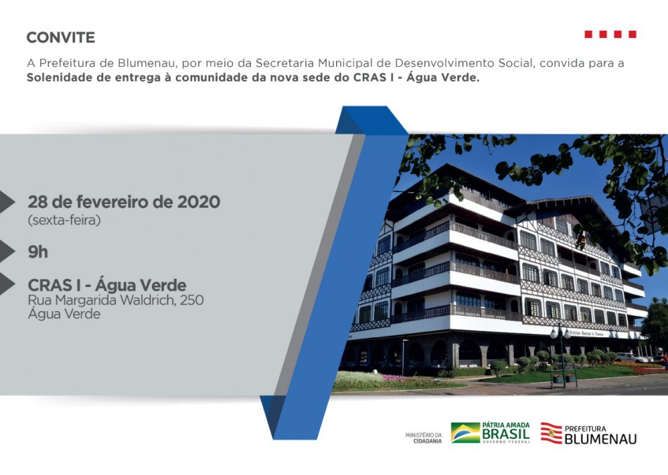 Novo espaço do Cras I será inaugurado nesta sexta-feira, dia 28