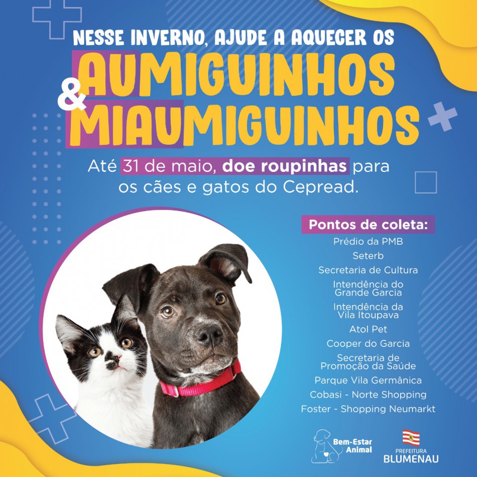 Cepread inicia a Campanha do Agasalho Animal