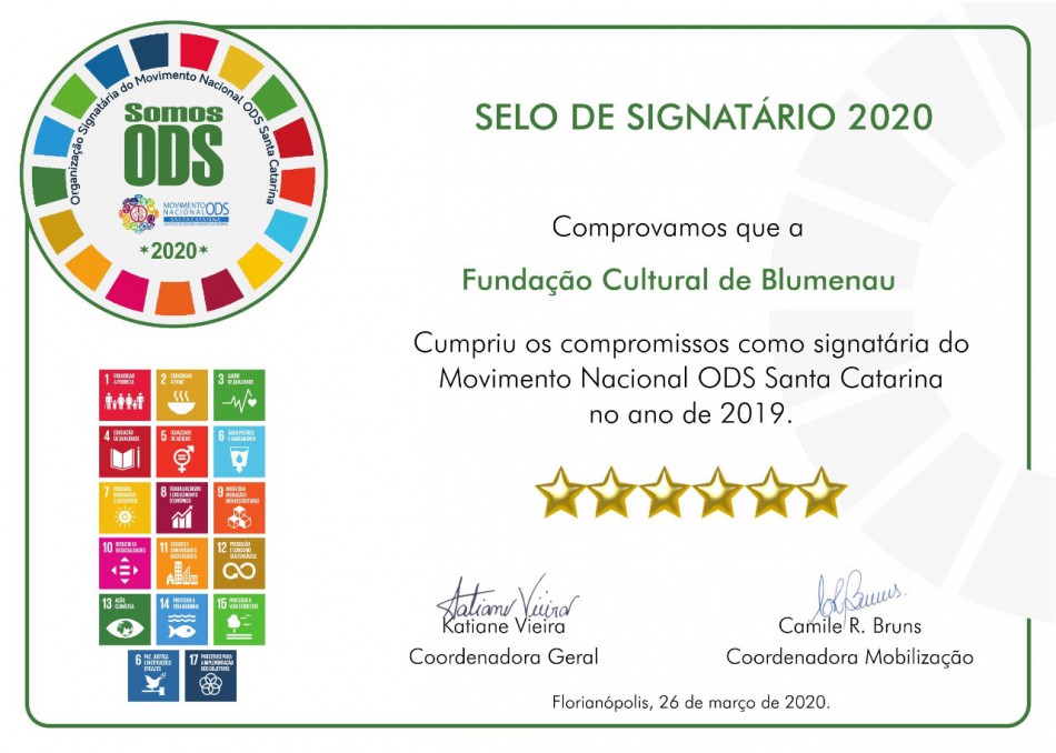 Cultura ganha selo de projetos sustentáveis