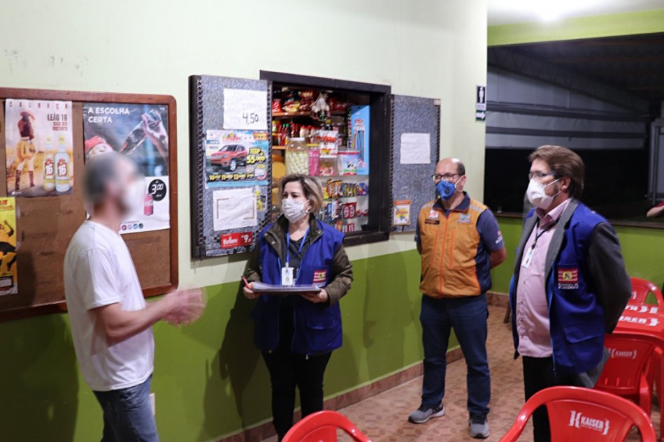 Defesa Civil atua no cumprimento de medidas restritivas nesse fim de semana
