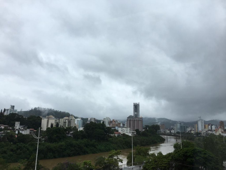 Defesa Civil divulga aviso meteorológico para esta semana em Blumenau