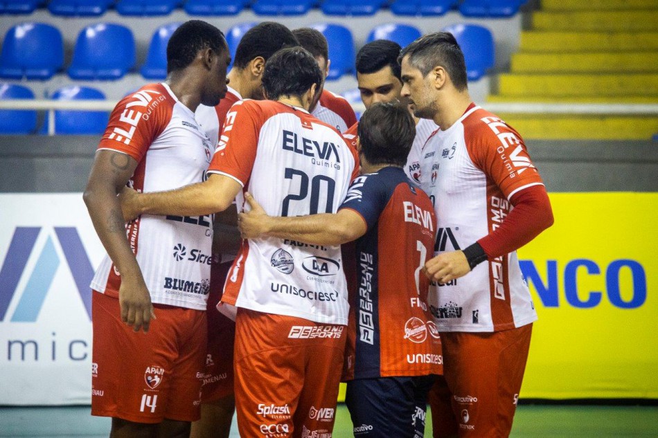 Blumenau enfrenta Montes Claros pela oitava rodada da Superliga masculina de vôlei