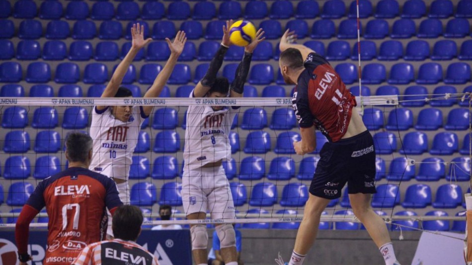 Com mais uma vitória, Apan/Eleva/Blumenau sobe para quinta colocação na Superliga