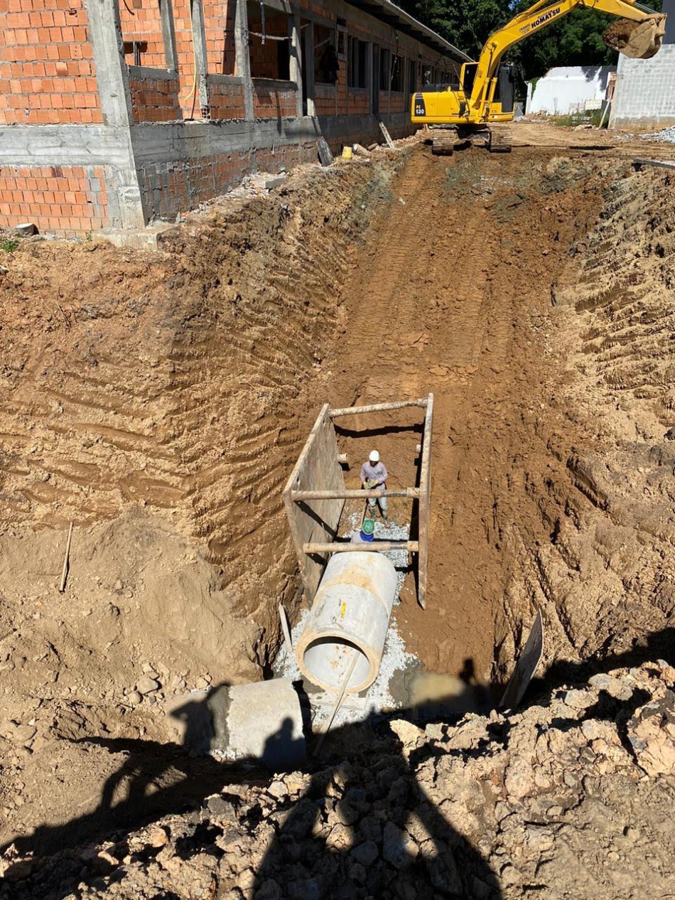 Atuação da Diretoria de Drenagem é uma das metas do Plano de Saneamento sendo colocada em prática