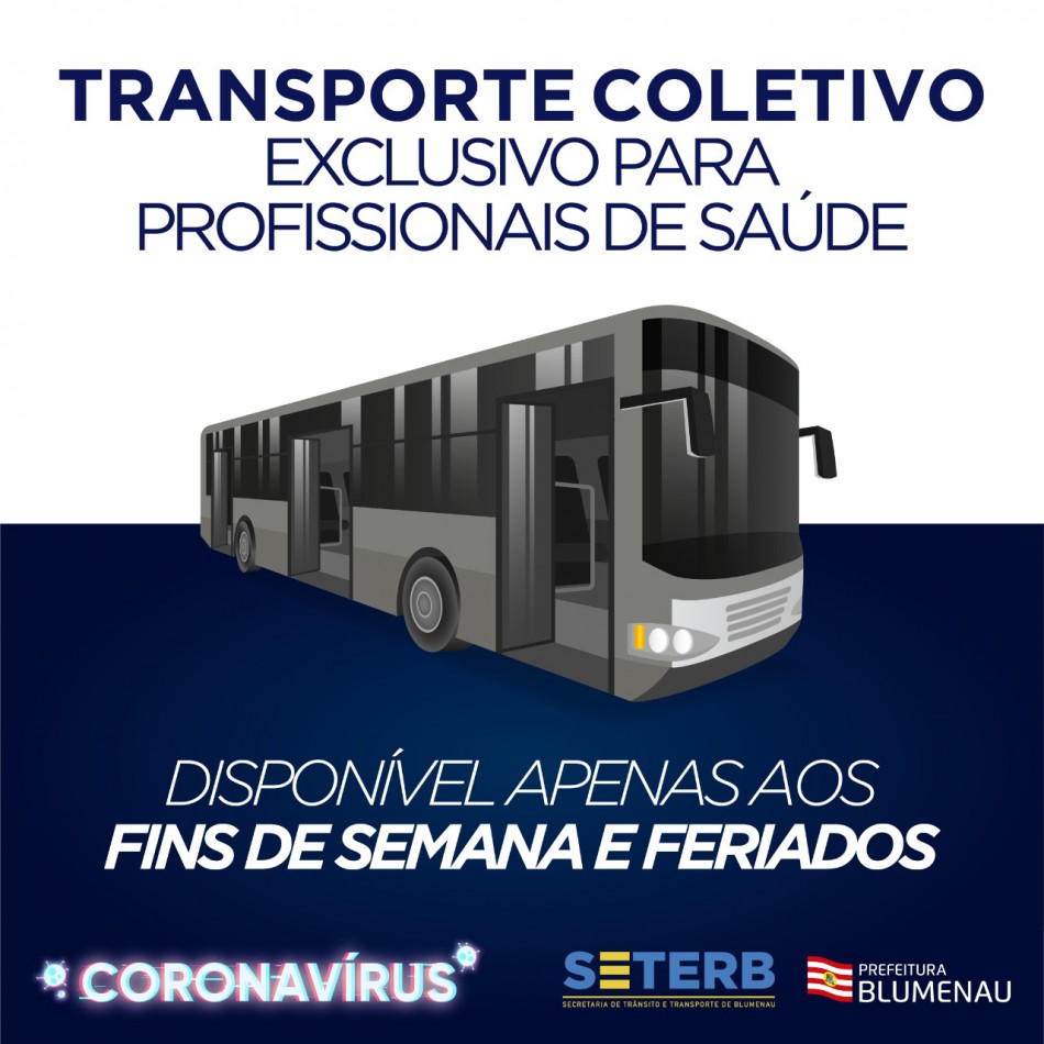 Confira os horários do transporte coletivo para os profissionais da saúde aos fins de semana