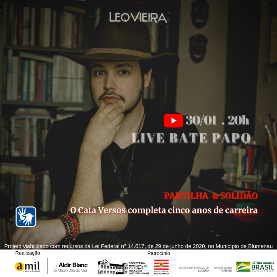 Léo Vieira promove bate-papo on-line para marcar os cinco anos de carreira