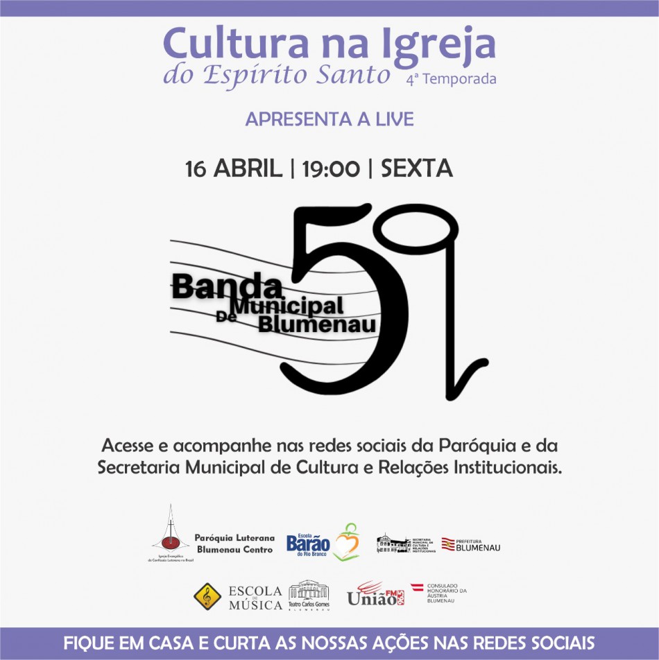 Banda Municipal faz show no programa Cultura na Igreja