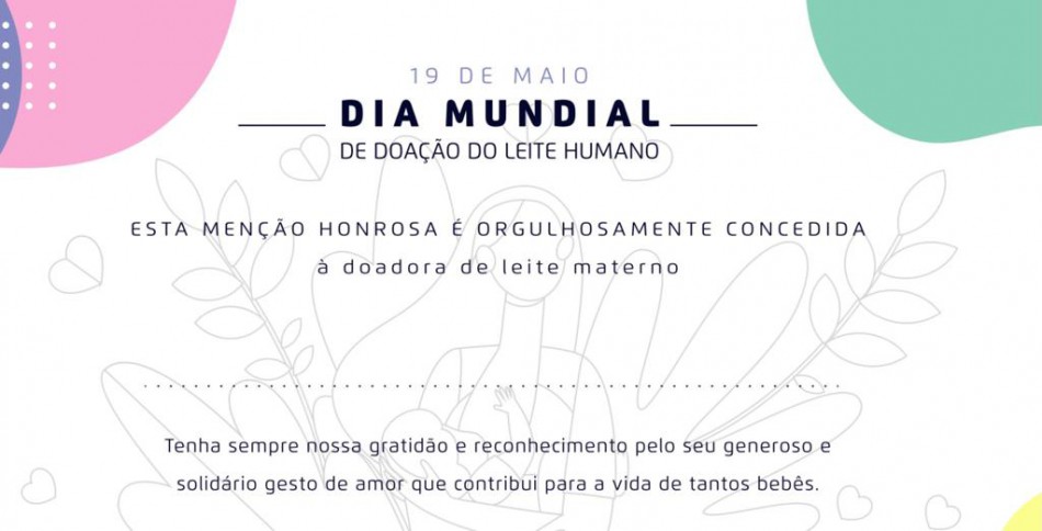 Doadoras recebem homenagem no Dia Mundial da Doação de Leite Humano