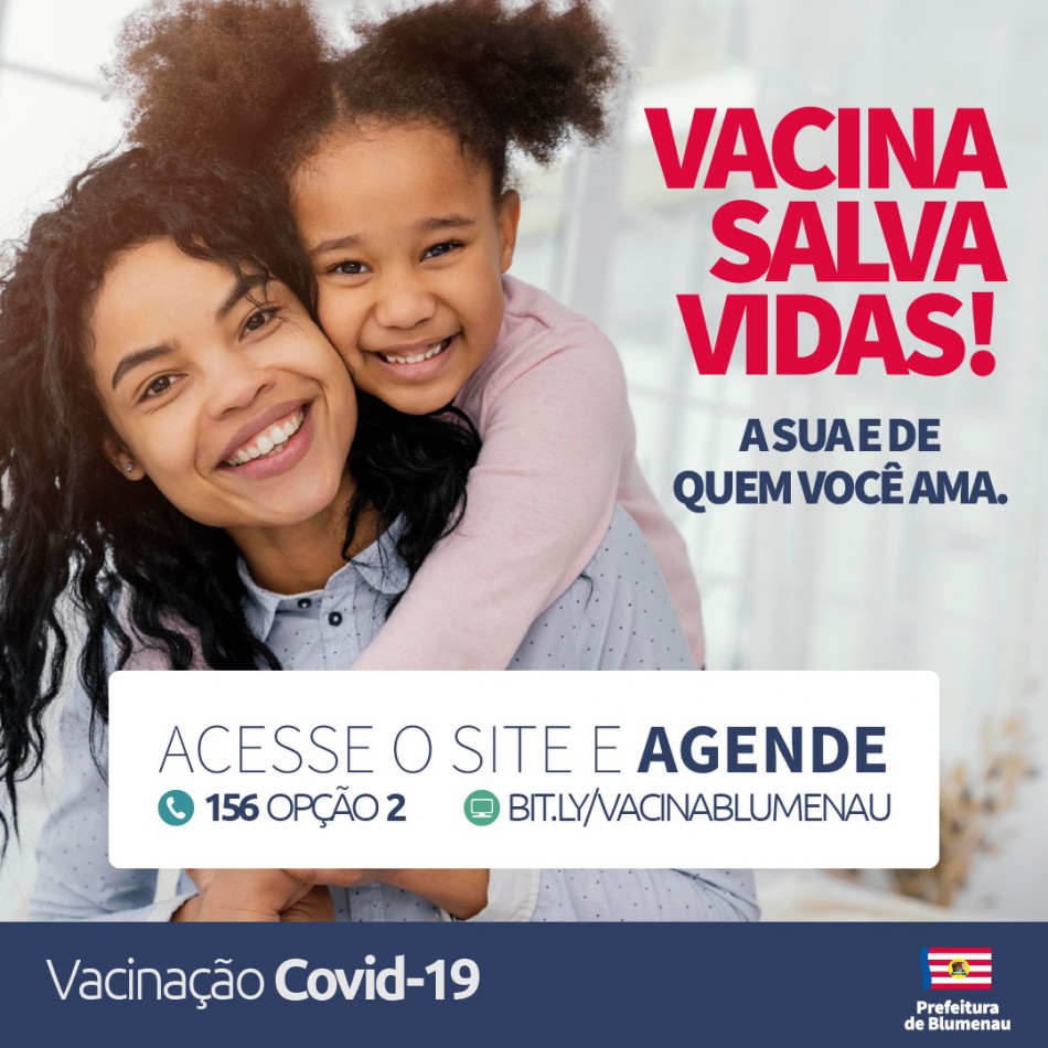 Blumenau abre nova agenda para vacinação contra a Covid-19