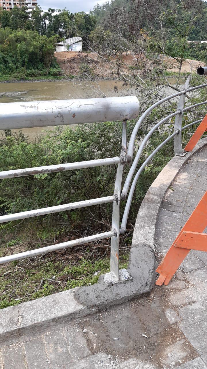 Seurb realiza troca do segundo guarda-corpo na Beira-Rio, nesta segunda dia 26