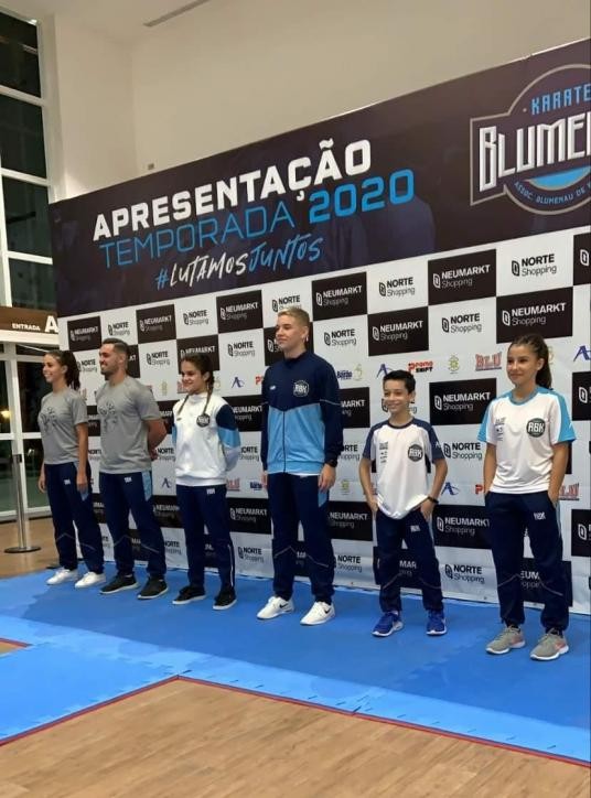 Associação Blumenau de Karate anuncia renovação de patrocínio para temporada 2021
