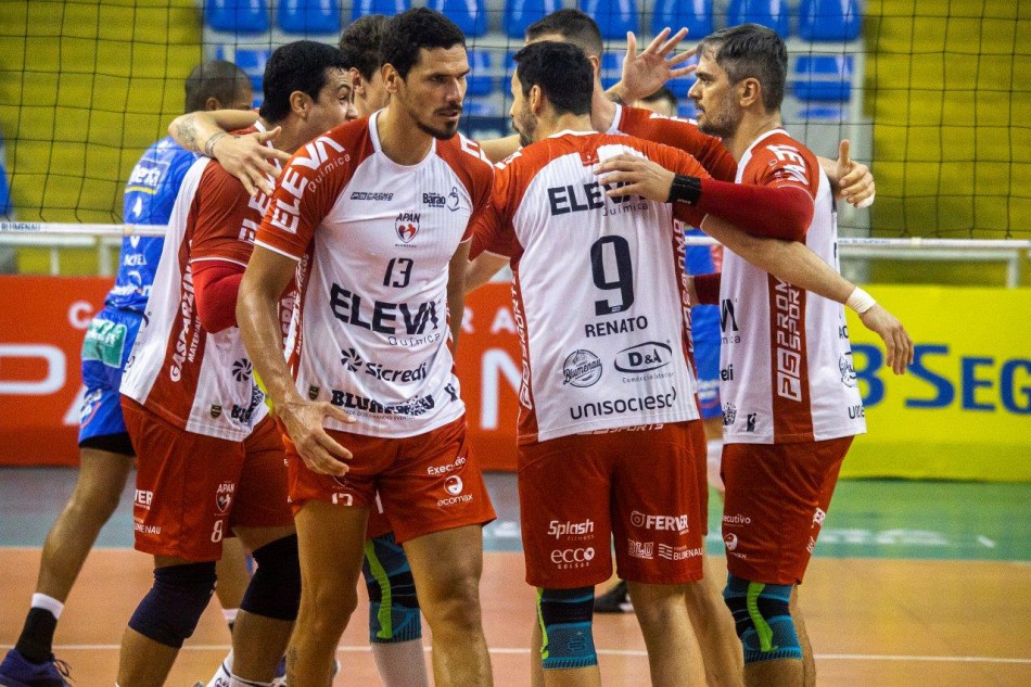 Apan/Eleva/Blumenau faz último jogo da fase classificatória para os playoffs da Superliga