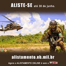 Alistamento militar segue até o dia 30 de junho